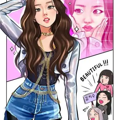 少女插画头像粉墨姐妹手绘头像卡通动漫头像我要个性网