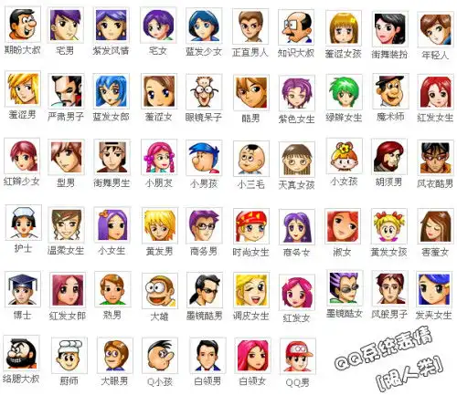 qq系统头像大全头像