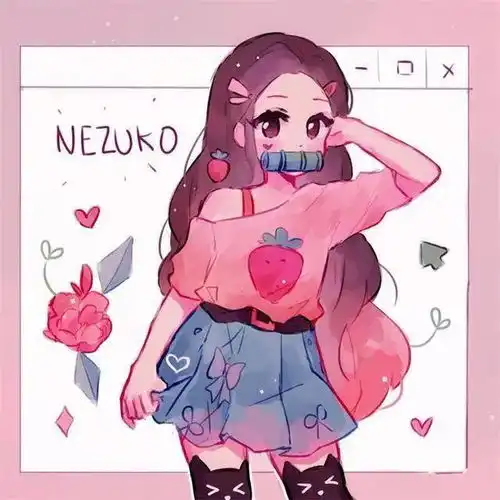 可爱动漫少女,简单温馨画风