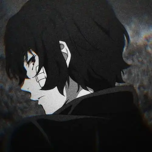 动漫头像暗黑系黑白丧丧头像,喜欢这个调调