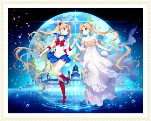 在美少女战士里,随便按下暂停键就是一幅世界名画