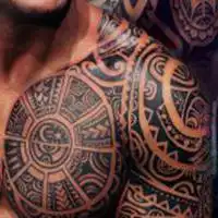 欧美纹身肌肉男教练微信头像图片大全