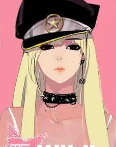 橙色系女生头像动漫狂野女孩