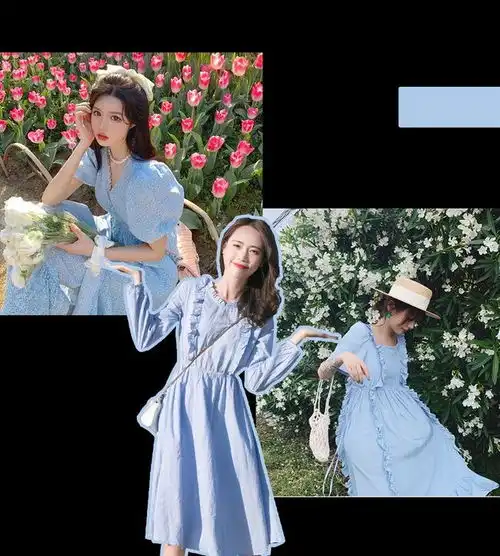 女生头像蓝白色系夏天的