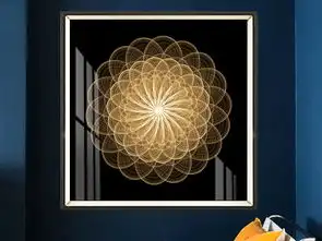 轻奢黑金抽象几何金色菩提花吉祥平安装饰画图片设计素材高清模板下载118.99mb抽象装饰画大全