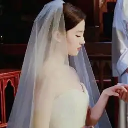 女神穿婚纱谁漂亮刘诗诗陈妍希幸福满满,但有人像拍杂志封面