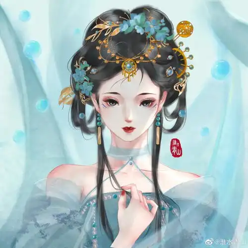 古风蓝色系头像壁纸愿你生活常温暖,日子温柔又闪光