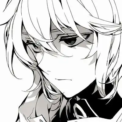 黑色侧脸头像男动漫系女