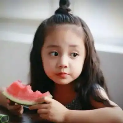 萌娃头像女生蓝色系女生