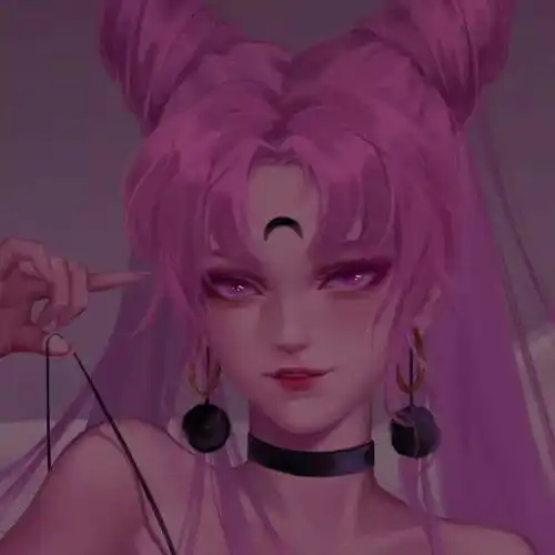 头像暗黑系x病娇双马尾