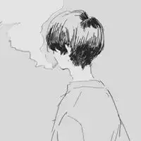 动漫头像丧系列抽烟