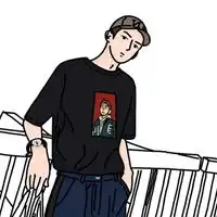 很拉风的简约手绘个性男生头像