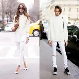 穿上白色系来一场浪漫的秋日邂逅吧