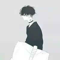 卡通半身手绘qq头像好看的怪我懦弱还不敢冲动