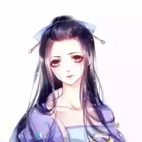 古风系三人闺蜜头像动漫