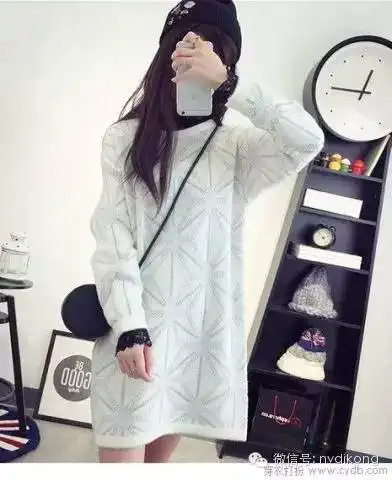 禁欲系女神之白色毛衣