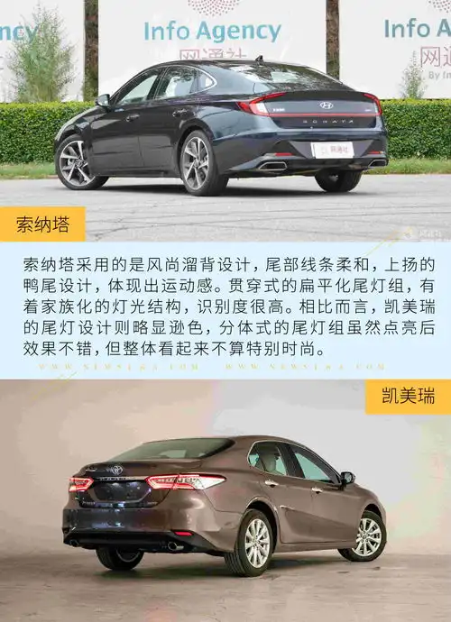 日韩系中级车刚正面第十代索纳塔对比凯美瑞