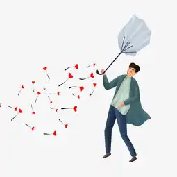 情人节玫瑰花瓣飞舞卡通人物素材图片素材其他格式下载动漫人物大全