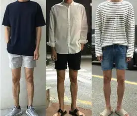 搭配参考属于男朋友简单干净的日常穿搭