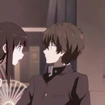 冰菓情侣头像丧系冰菓