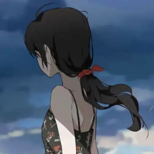 动漫制服女生头像