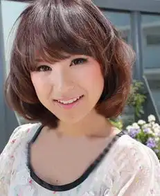 小脸女生精选日系短发发型2