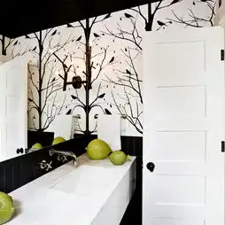 美式壁纸装修效果图-设计本