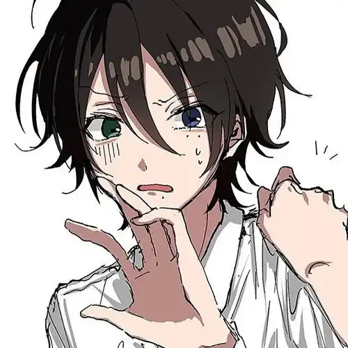 动漫男头遇见了黄昏,万物都变得动人