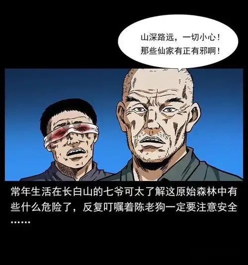 漫画故事深夜进山