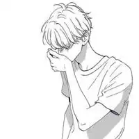 白色背景简约男生头像白底简约男生背影头像