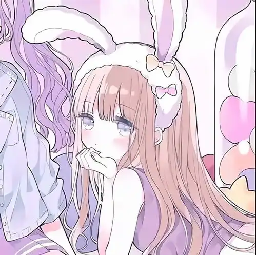 画风很nice的闺蜜头像