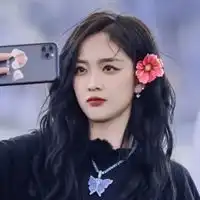 吴宣仪漫画头像黑白漫画版吴宣仪最美头像