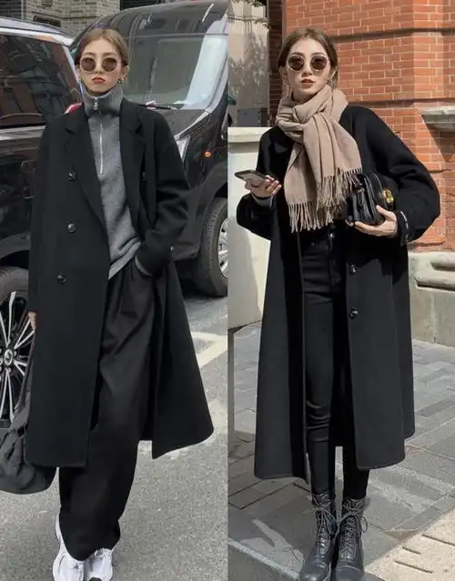 会穿大衣才是真搭配高手,瞧这种随意穿法,跟着学你稳赢