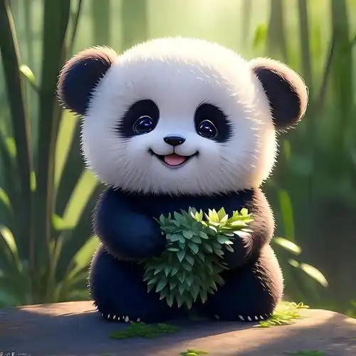 超级可爱治愈的熊猫宝宝头像