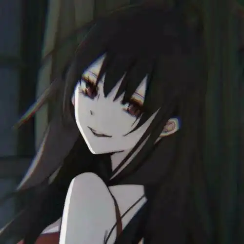 动漫女头暗黑微丧动漫女生头像