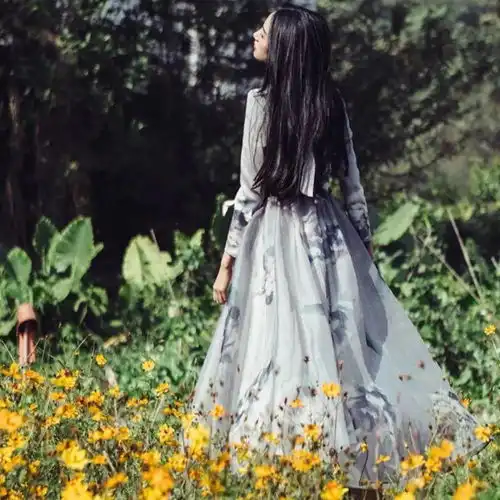 头像女仙气十足背影