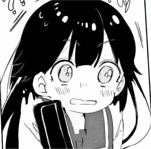 手机壁纸女生头像黑白漫头by伽码盐泽2021年10月17日