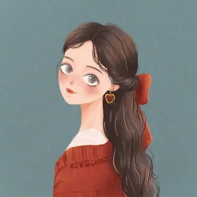 女生手绘头像2024年超火精美图片