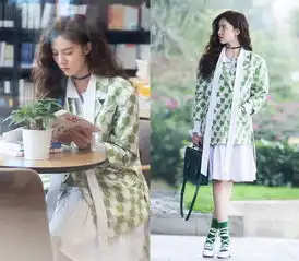 宋妍霏新剧用蔬菜系服装亮了,风格清新可爱,宝藏女孩好甜呀