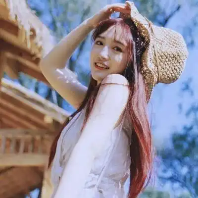 高清女头森系复古森女系唯美意境图片