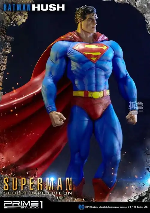 prime1studiodc漫画蝙蝠侠寂静超人漫画造型13雕像