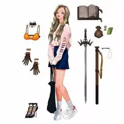 可盐可甜,这是我见过最会服装搭配的画师