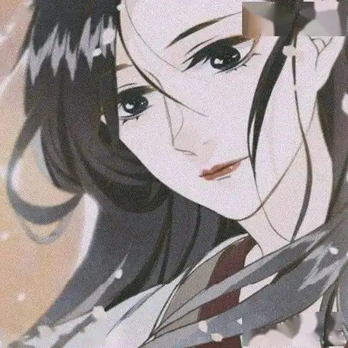 意境古风漫画女生头像芙蓉不及美人妆水殿风来珠翠香