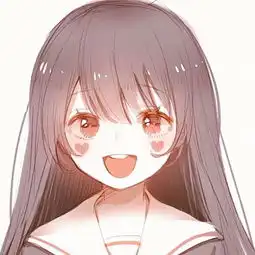 漫画萌系头像不开心