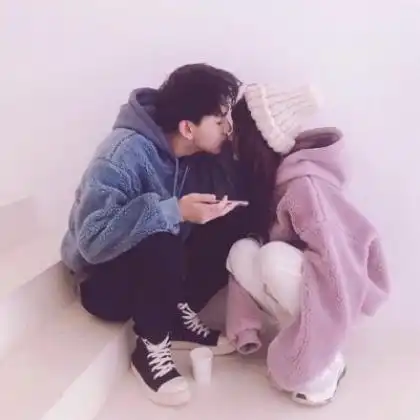 宠溺爹系男友情侣头像不