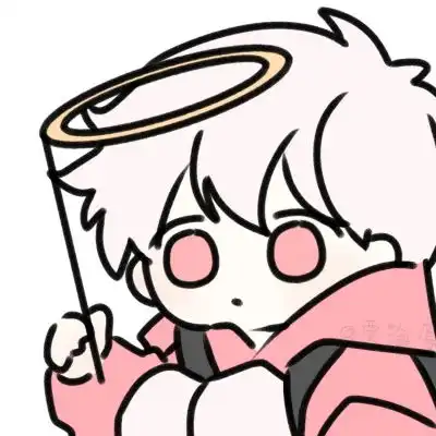 粉色系列的简笔画头像作者栗海原