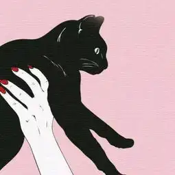 闺蜜头像猫咪系四人暗黑