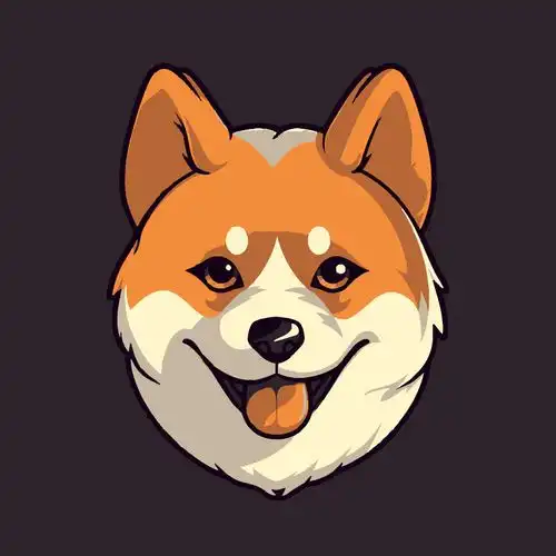 呆萌小狗简约可爱小狗素材图广告素材下载至来源处