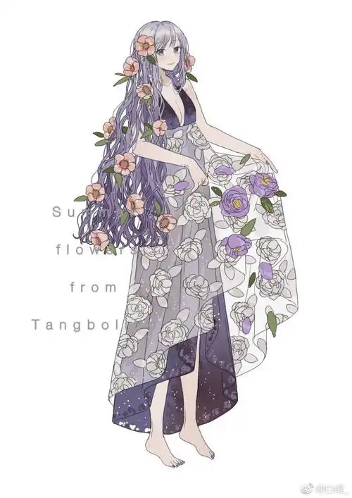 夏日碎花系列画师白缇堆糖,美图壁纸兴趣社区