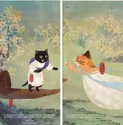 厉害了,把唐朝的人物都变成猫咪,竟然是这样子